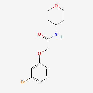 molecular formula C13H16BrNO3 B7870974 2-(3-Bromophenoxy)-N-(tetrahydro-2H-pyran-4-yl)acetamide 