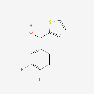 molecular formula C11H8F2OS B7871028 (3,4-Difluorophenyl)(thiophen-2-yl)methanol 