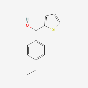 molecular formula C13H14OS B7871036 4-Ethylphenyl-(2-thienyl)methanol 