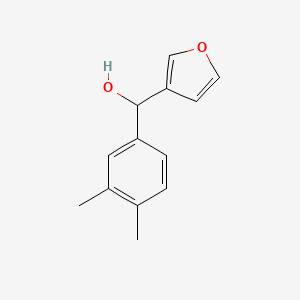 molecular formula C13H14O2 B7871079 3,4-Dimethylphenyl-(3-furyl)methanol 