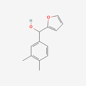 molecular formula C13H14O2 B7871085 (3,4-Dimethylphenyl)(furan-2-yl)methanol 