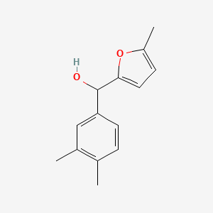 molecular formula C14H16O2 B7871089 (3,4-Dimethylphenyl)(5-methylfuran-2-yl)methanol 