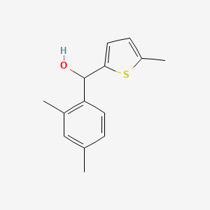 (2,4-Dimethylphenyl)(5-methylthiophen-2-yl)methanol