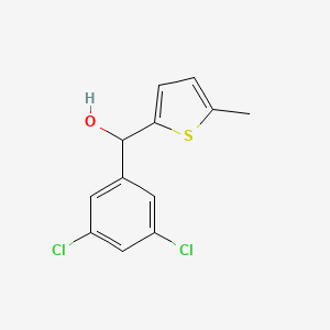 molecular formula C12H10Cl2OS B7871112 (3,5-Dichlorophenyl)(5-methylthiophen-2-yl)methanol 