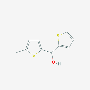molecular formula C10H10OS2 B7871122 (5-Methylthiophen-2-yl)(thiophen-2-yl)methanol 