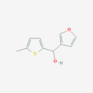 molecular formula C10H10O2S B7871128 Furan-3-yl(5-methylthiophen-2-yl)methanol 