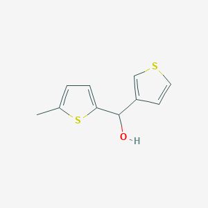 molecular formula C10H10OS2 B7871132 5-Methyl-2-thienyl-(3-thienyl)methanol 