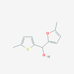 molecular formula C11H12O2S B7871136 5-Methyl-2-furyl-(5-methyl-2-thienyl)methanol CAS No. 356552-57-3