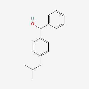 molecular formula C17H20O B7871143 (4-Isobutylphenyl)phenylmethanol 