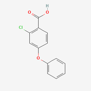 molecular formula C13H9ClO3 B7871168 2-Chloro-4-phenoxybenzoic acid 