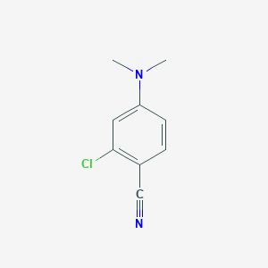 molecular formula C9H9ClN2 B7871172 2-Chloro-4-(dimethylamino)benzonitrile 