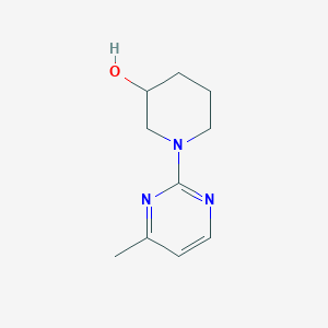 molecular formula C10H15N3O B7871184 1-(4-Methylpyrimidin-2-yl)piperidin-3-ol 