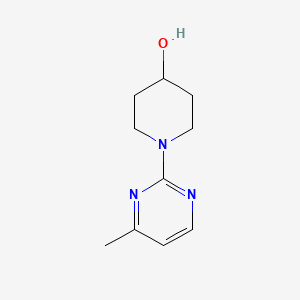 molecular formula C10H15N3O B7871191 1-(4-Methylpyrimidin-2-yl)piperidin-4-ol 