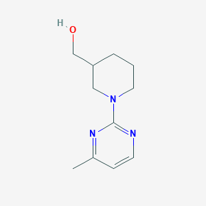 molecular formula C11H17N3O B7871196 [1-(4-Methyl-pyrimidin-2-yl)-piperidin-3-yl]-methanol 