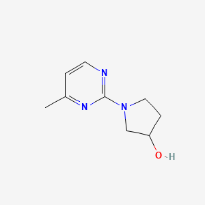 molecular formula C9H13N3O B7871200 1-(4-Methylpyrimidin-2-yl)pyrrolidin-3-ol 