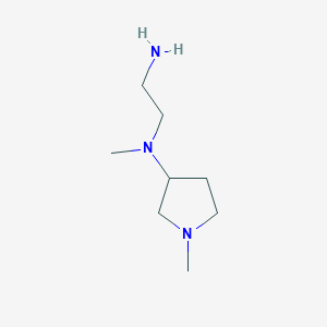 N1-methyl-N1-(1-methylpyrrolidin-3-yl)ethane-1,2-diamine