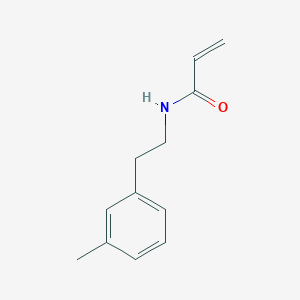 molecular formula C12H15NO B7871375 N-[2-(3-methylphenyl)ethyl]prop-2-enamide 