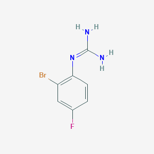 1-(2-Bromo-4-fluorophenyl)guanidine
