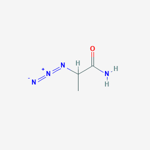 molecular formula C3H6N4O B7871480 2-叠氮丙酰胺 