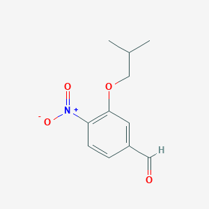 molecular formula C11H13NO4 B7871491 3-Isobutoxy-4-nitrobenzaldehyde 