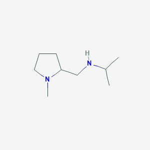 molecular formula C9H20N2 B7871505 Isopropyl-(1-methyl-pyrrolidin-2-ylmethyl)-amine 