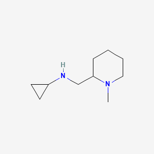 molecular formula C10H20N2 B7871535 N-((1-Methylpiperidin-2-yl)methyl)cyclopropanamine 