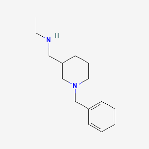 molecular formula C15H24N2 B7871547 (1-Benzyl-piperidin-3-ylmethyl)-ethyl-amine 