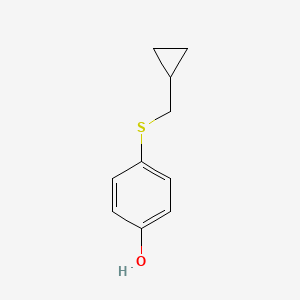4-[(Cyclopropylmethyl)sulfanyl]phenol