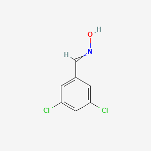 molecular formula C7H5Cl2NO B7871758 N-[(3,5-dichlorophenyl)methylidene]hydroxylamine 
