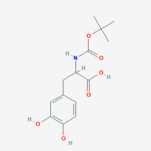 molecular formula C14H19NO6 B7871766 Boc-3,4-Dihydroxyphenylalanine 