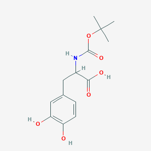 molecular formula C14H19NO6 B7871766 Boc-3,4-dihydroxy-L-phenylalanine 