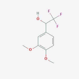 molecular formula C10H11F3O3 B7871818 3,4-Dimethoxy-alpha-(trifluoromethyl)benzylAlcohol CAS No. 131252-26-1