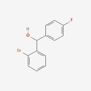molecular formula C13H10BrFO B7871830 (2-Bromophenyl)(4-fluorophenyl)methanol CAS No. 59142-67-5