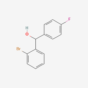 molecular formula C13H10BrFO B7871830 (2-溴苯基)(4-氟苯基)甲醇 CAS No. 59142-67-5