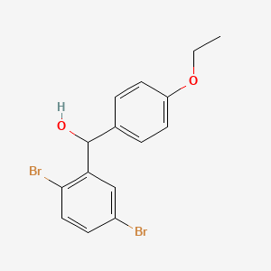 (2,5-Dibromophenyl)(4-ethoxyphenyl)methanol