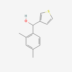 molecular formula C13H14OS B7871980 (2,4-Dimethylphenyl)(thiophen-3-yl)methanol 