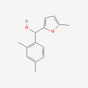molecular formula C14H16O2 B7871988 (2,4-Dimethylphenyl)(5-methylfuran-2-yl)methanol 