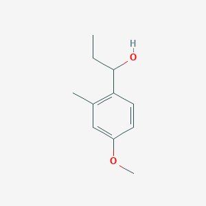 molecular formula C11H16O2 B7871992 1-(4-Methoxy-2-methylphenyl)-1-propanol 