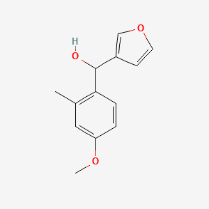 molecular formula C13H14O3 B7872022 3-Furyl-(4-methoxy-2-methylphenyl)methanol 
