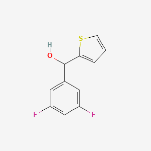 molecular formula C11H8F2OS B7872073 (3,5-Difluorophenyl)(thiophen-2-yl)methanol 
