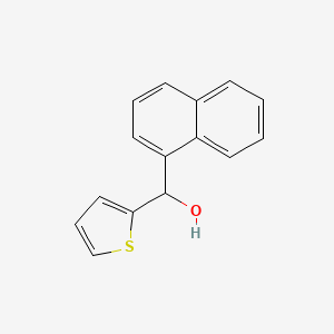 molecular formula C15H12OS B7872077 Naphthalen-1-yl(thiophen-2-yl)methanol 