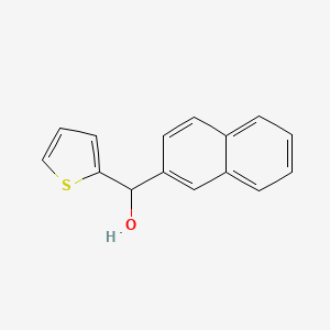 molecular formula C15H12OS B7872085 Naphthalen-2-yl(thiophen-2-yl)methanol 