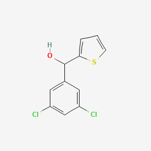 molecular formula C11H8Cl2OS B7872091 (3,5-Dichlorophenyl)(thiophen-2-yl)methanol 