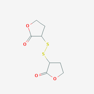 molecular formula C8H10O4S2 B078721 3,3'-Dithiobisdihydro-2-furanone CAS No. 14091-96-4