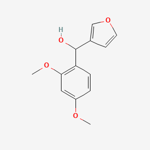 molecular formula C13H14O4 B7872115 2,4-Dimethoxyphenyl-(3-furyl)methanol 