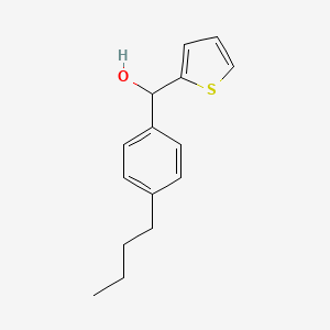 molecular formula C15H18OS B7872173 4-n-Butylphenyl-(2-thienyl)methanol CAS No. 944522-75-2