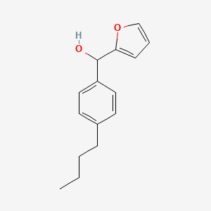 molecular formula C15H18O2 B7872193 4-n-Butylphenyl-(2-furyl)methanol 