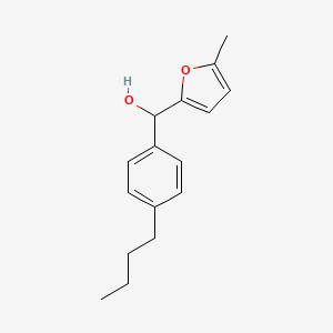 molecular formula C16H20O2 B7872206 4-n-Butylphenyl-(5-methyl-2-furyl)methanol 