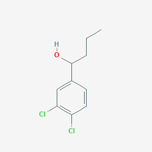 molecular formula C10H12Cl2O B7872360 1-(3,4-Dichlorophenyl)-1-butanol 