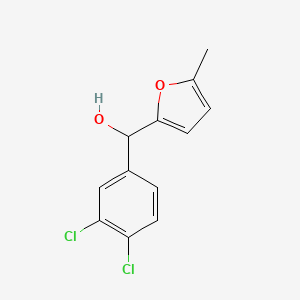 molecular formula C12H10Cl2O2 B7872384 (3,4-Dichlorophenyl)(5-methylfuran-2-yl)methanol 